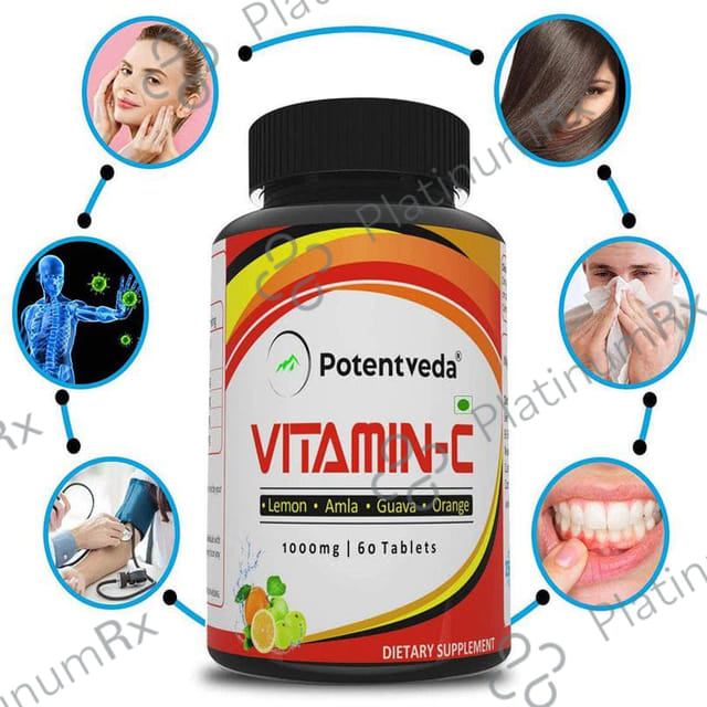 Potentveda Vitamin C 1000mg Tablet 60s