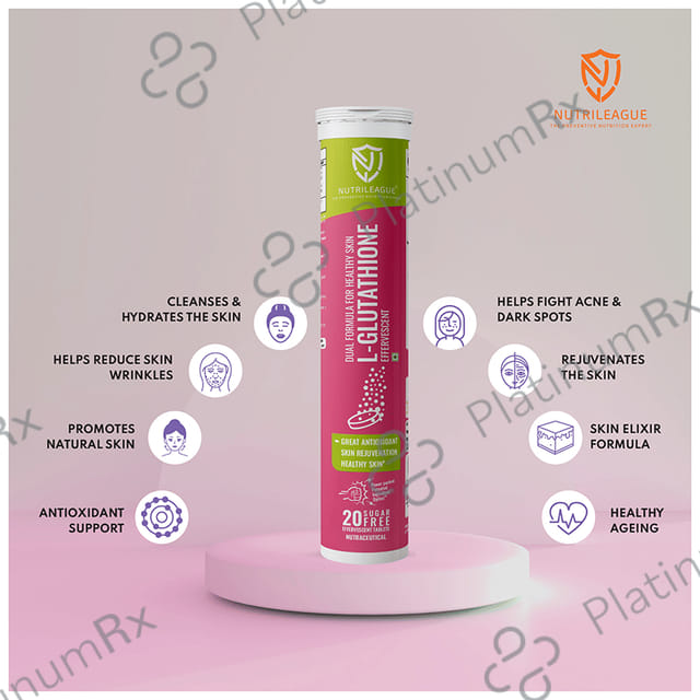 Nutrileague L Glutathione Effervescent Tablet 20s