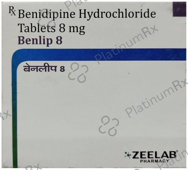 Benlip 8mg Tablet 10s