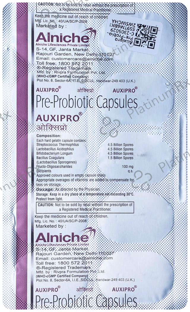Auxipro Capsule 10s