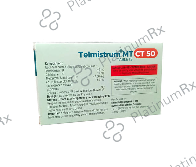 Telmistrum MT CT 50/10mg 10s