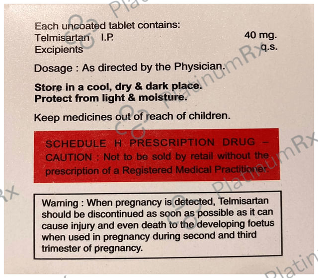 Twinsart 40mg Tablet 10s