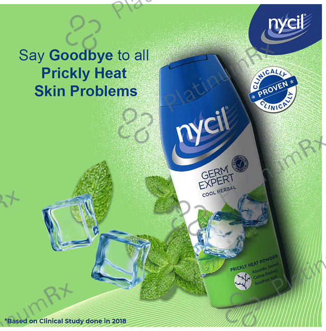 Nycil Cool Herbal Prickly Heat Powder 150gm