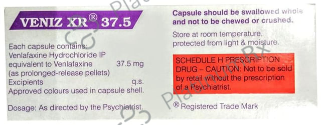 Veniz XR 37.5mg Capsule 10s
