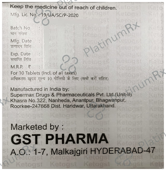 Ketogst Tablet 10s