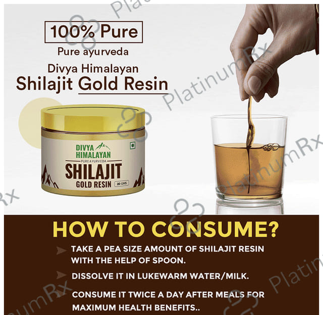 Divya Himalayan Shilajit Gold Resin 20gm