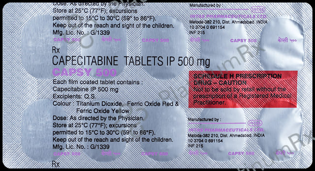 Capsy 500mg Tablet 10s