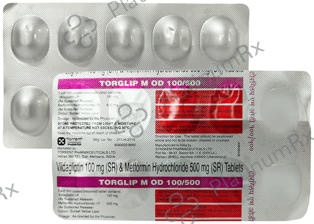 Torglip M OD 500/100mg Tablet 10s