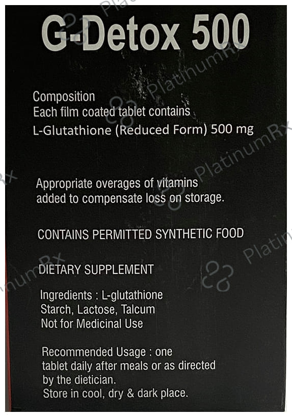 G Detox 500 Tablet 10s
