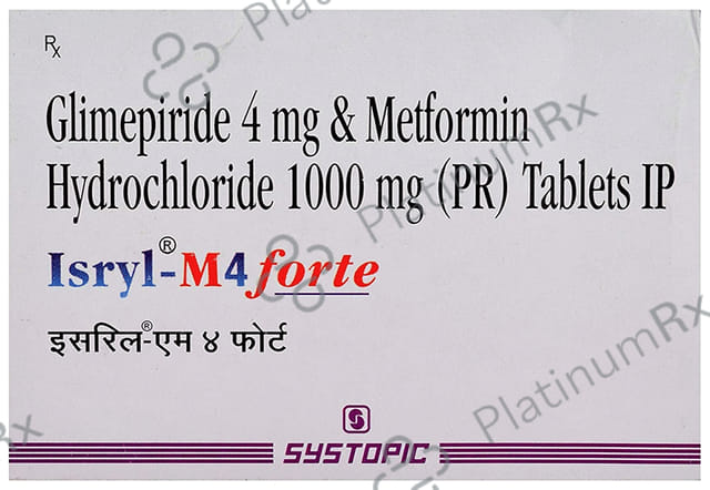 Isryl M 4 Forte 4/1000mg Tablet PR 10s