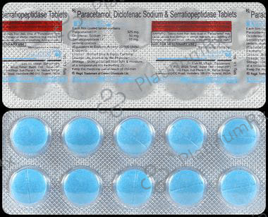 Lyser DP 50/325/10mg Tablet 10s