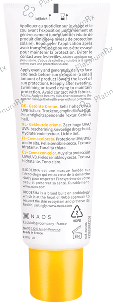 Bioderma Photoderm Creme Claire Light Spf 50+ Sunscreen 40ml