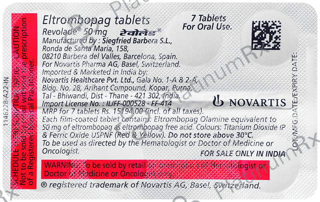Revolade 50mg Tablet