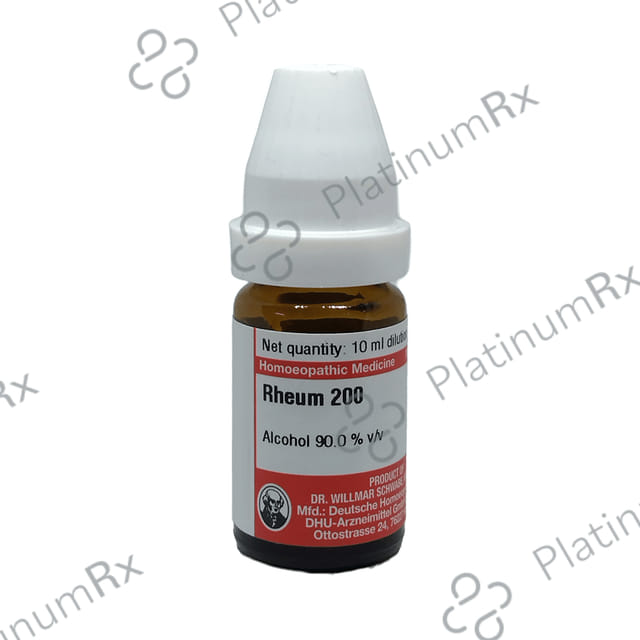 Dr Willmar Schwabe Germany Rheum Dilution 200