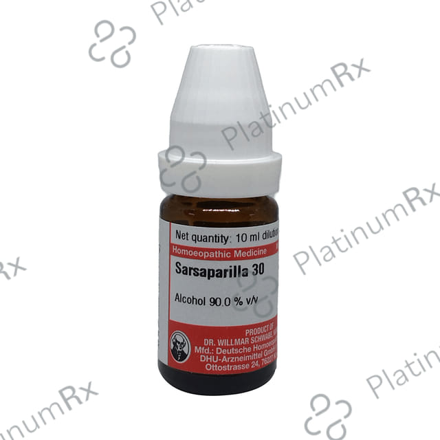 Dr Willmar Schwabe Germany Sarsaparilla Dilution 30