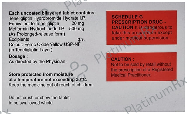 Eternex M 500/20mg Tablet SR 10s