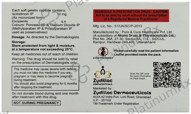 Zit Iso 10mg Tablet