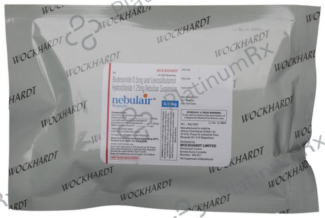Nebulair 500mcg/1.25mg Respules 7X2ml