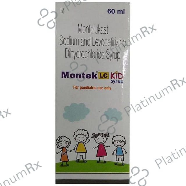 Montek LC Kid 2.5/4mg Syrup 60ml