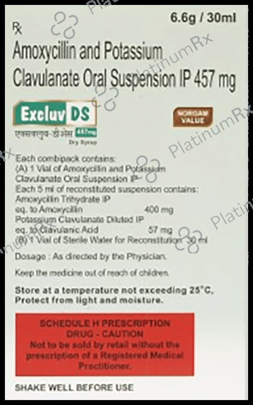 Excluv DS 457mg Dry Syrup
