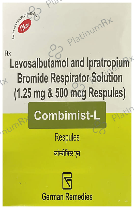 Combimist L 1.25/500mcg Respules 5X2.5ml
