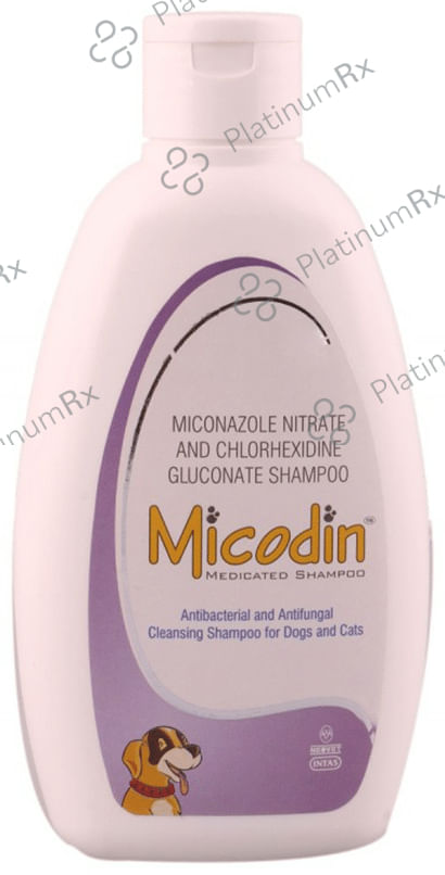 Micodin Medicated Cleansing Shampoo for Dogs and Cats 100 ml