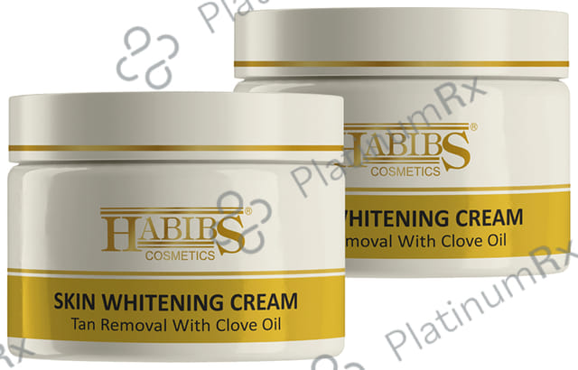 Habibs Skin Whitening Cream Tan Removal with Clove Oil (200gm Each) 2 jar