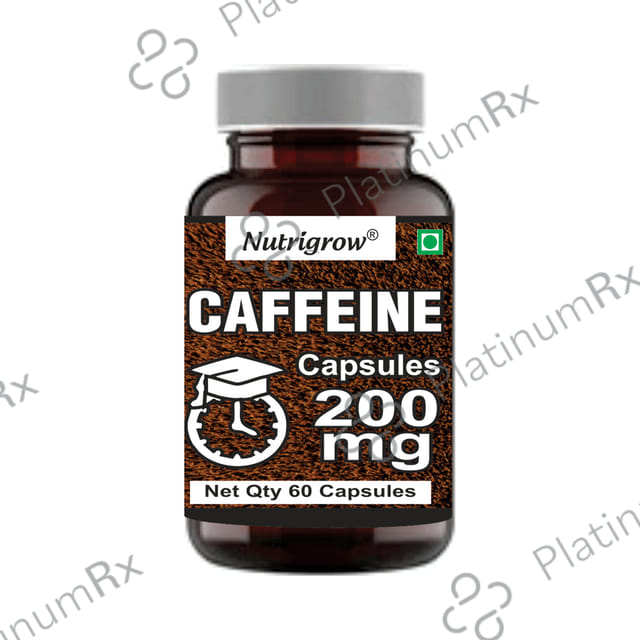 Nutrigrow Caffeine 200mg Capsule