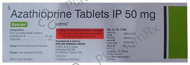 Azoran 50mg Tablet 20s
