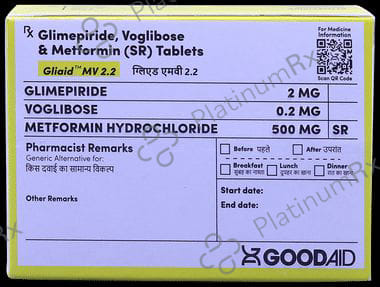 Gliaid MV 2.2mg Tablet SR 10s