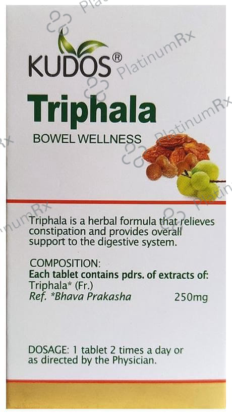 Kudos Triphala Tablet 60s