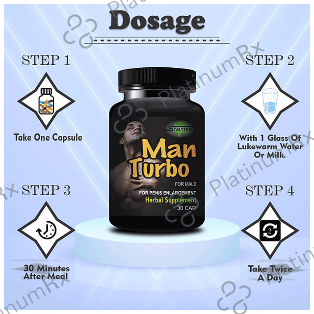 Sabates Man Turbo for Male Capsule