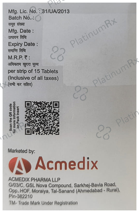 Tenedix M 500/20mg Tablet 15s