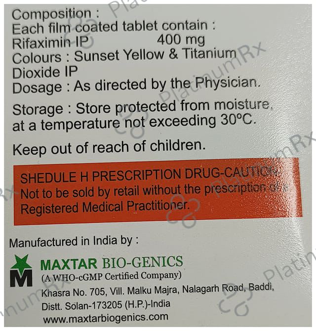 Rifasafe 400mg Tablet 10s