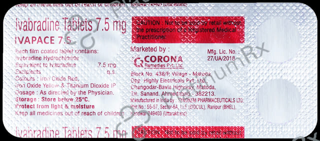Ivapace 7.5mg Tablet