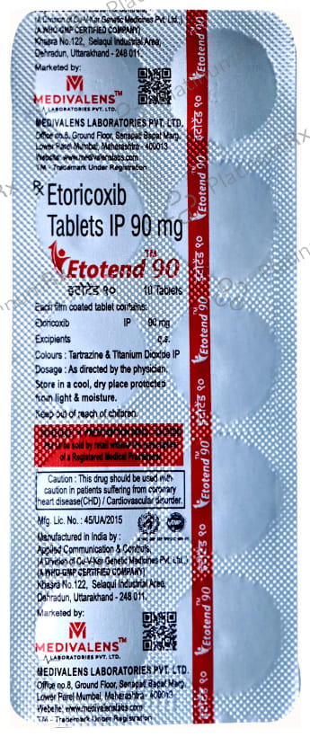 Etotend 90 Tablet