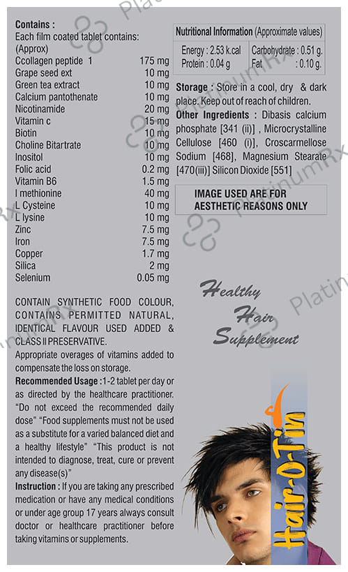 Hair O Tin Tablet 10s