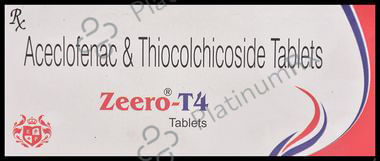 Zeero T 100mg/4mg Tablet