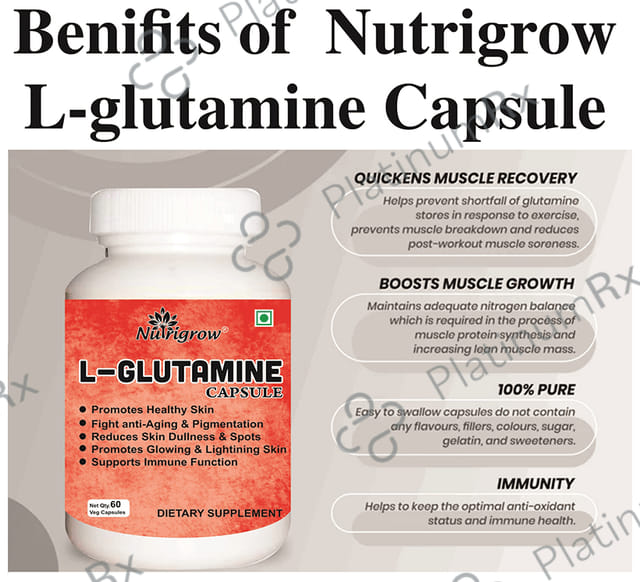 Nutrigrow L-Glutamine Capsule