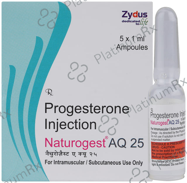 Naturogest AQ 25mg Injection 1X1ml