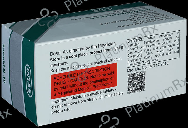 Sartel LN 40/10mg Tablet 10s