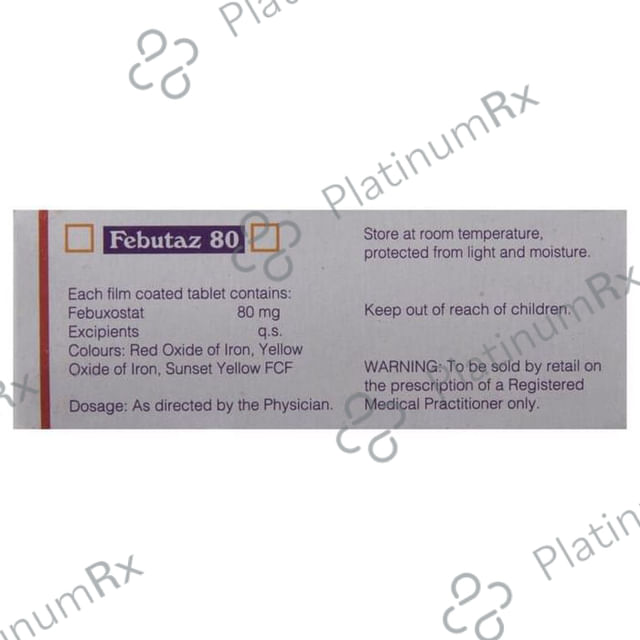 Febutaz 80mg Tablet 10s