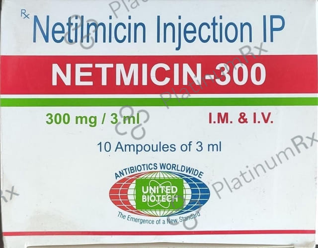 Netmicin 300mg Injection 3ml