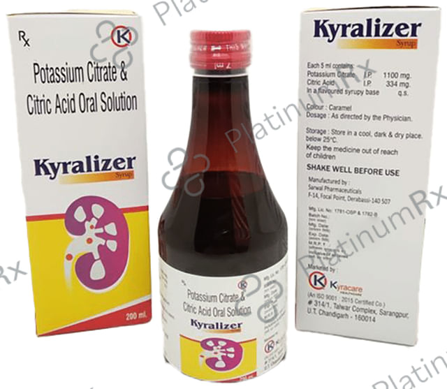 Kyralizer 1100/334mg Syrup 100ml