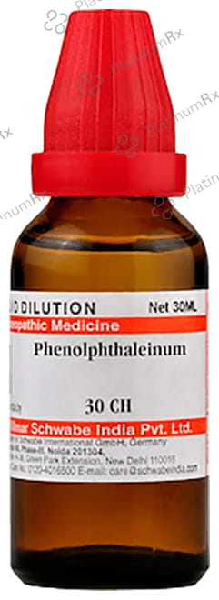 Dr Willmar Schwabe India Phenolphthaleinum Dilution 30 CH