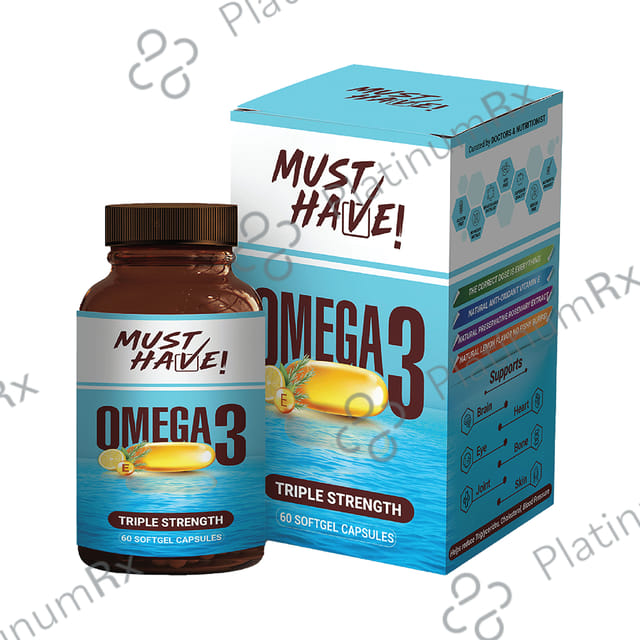 Must Have Omega 3 Soft Gelatin Capsule 60s