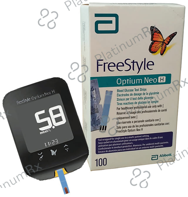 FreeStyle Optium Neo H Blood Glucose Test Strip (Only Strips)