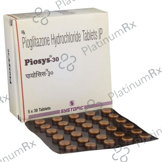 Piosys 30mg Tablet 30s