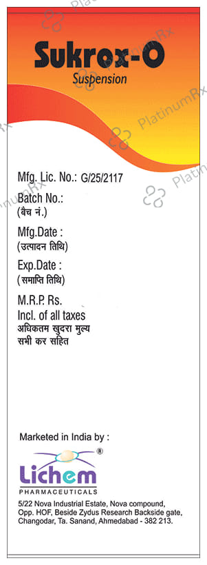 Sukrox-O Oral Suspension