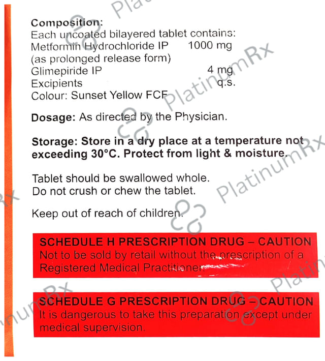 Twipride M 4 Forte Tablet PR
